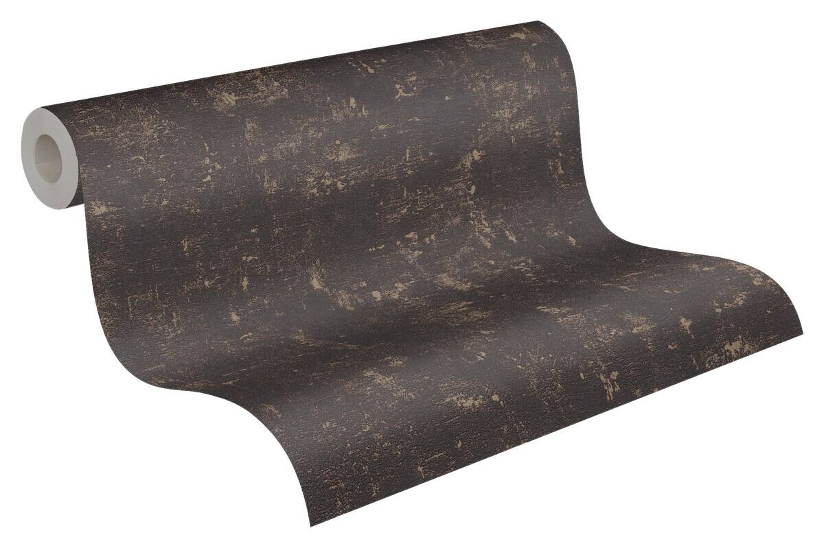 A.S.Creation Vliestapete schwarz gold B/H/D: ca. 53x1005x8 cm