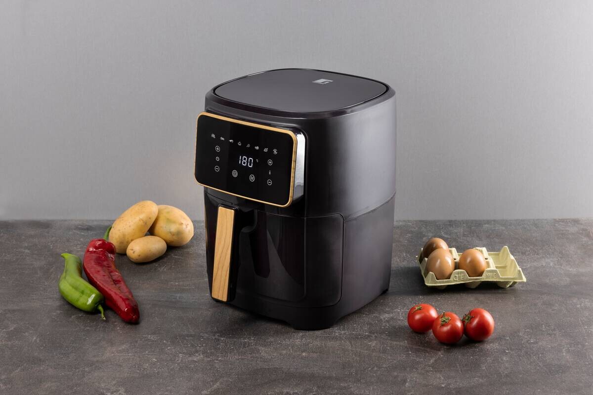 BERGNER Heißluftfritteuse BG-51201-GY