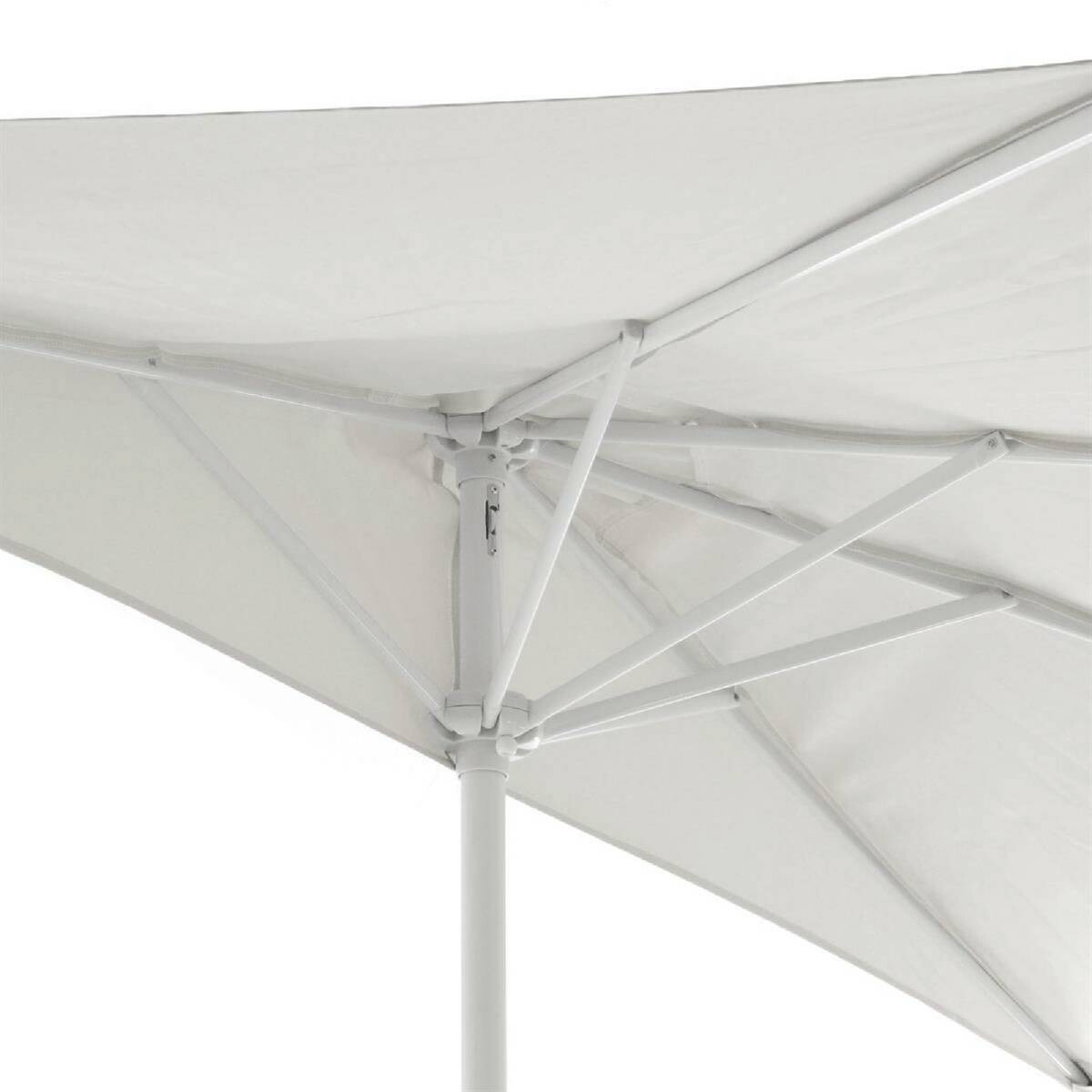 VCM Balkon-Sonnenschirm weiß Polyester-Mischgewebe B/H/T: ca. 270x235x140 cm