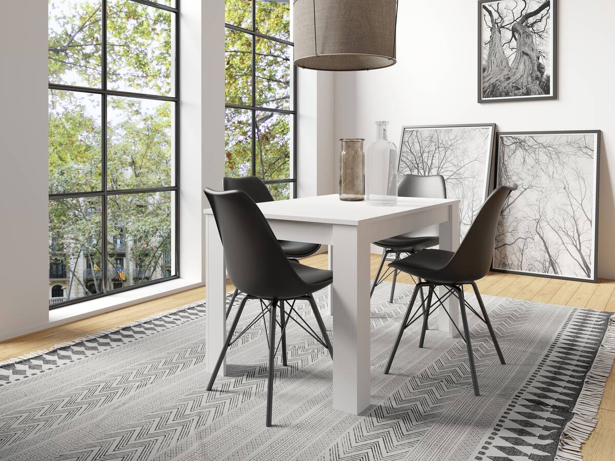 Tisch NEPAL weiß B/H/T: ca. 120x75x80 cm