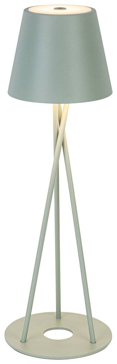 Tischleuchte lindgrün H/D: ca. 36x11 cm