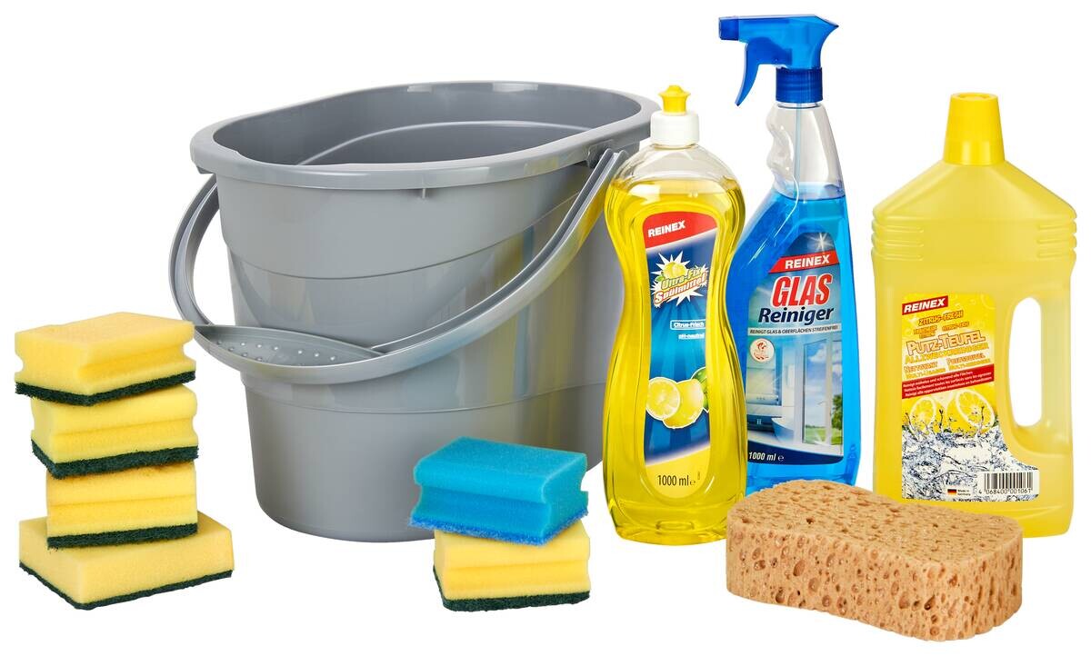 Putzeimer mit Inhalt
