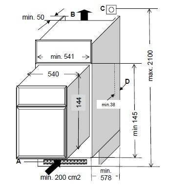 Respekta Küchenblock Premium grau hochglänzend B/H/T: ca. 280x200x60 cm
