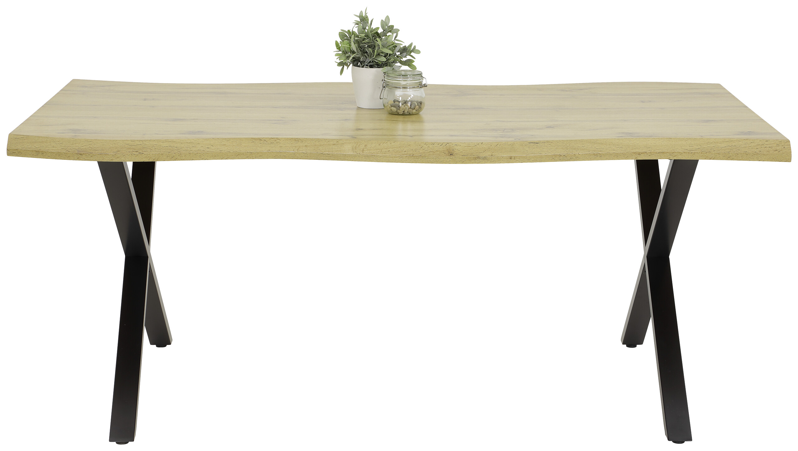 Esstisch Gerda Eiche Wildeiche Nachbildung B/H/T: ca. 140x76x90 cm Esstisch Gerda Eiche Wildeiche Nachbildung B/H/T: ca. 140x76x90 cm