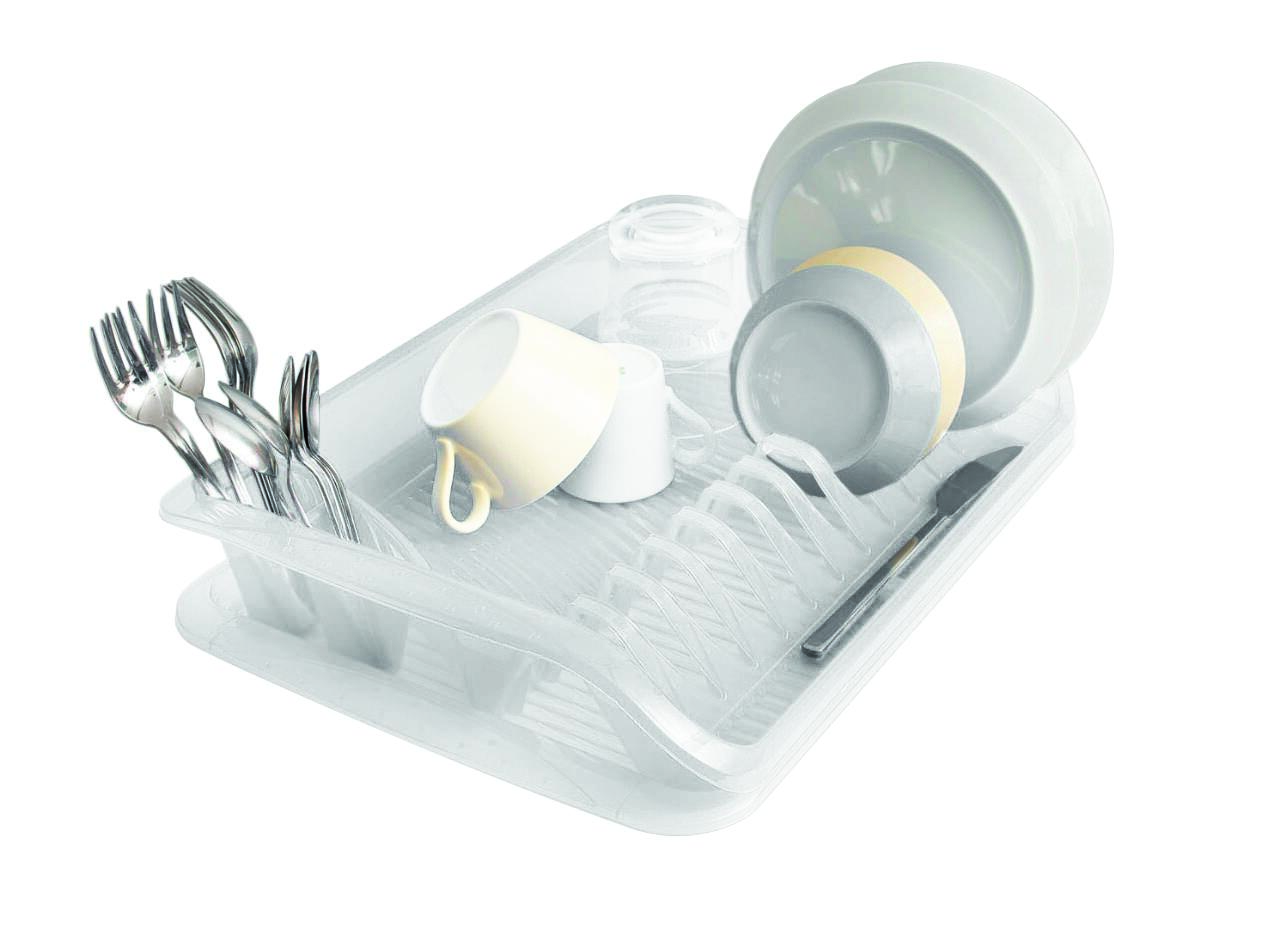 keeeper Geschirrablaufkorb transparent B/H/L: ca. 20x8x20 cm