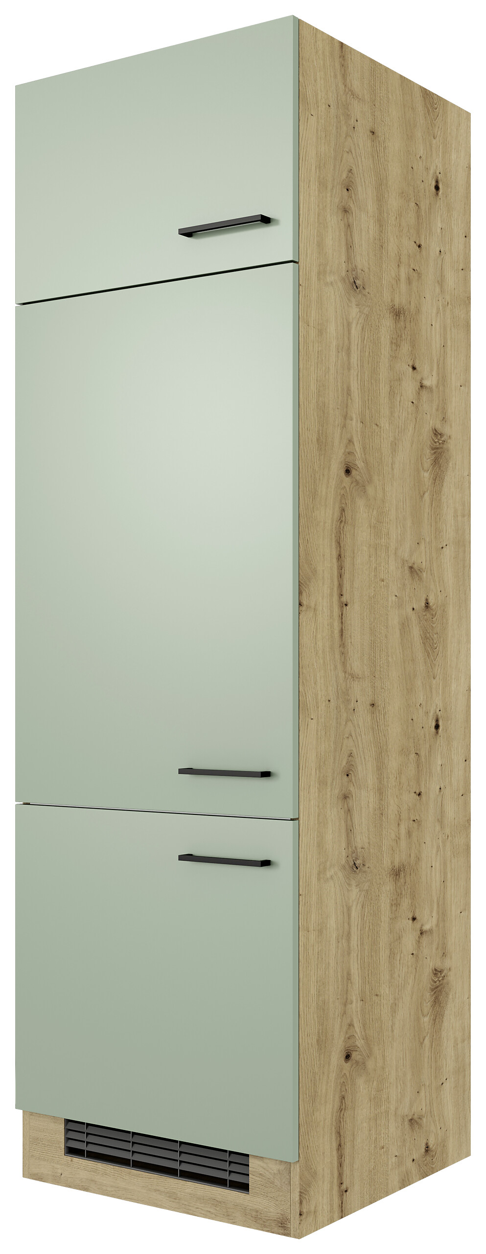 Kühlumbauschrank Cara grün B/H/T: ca. 60x200x57 cm