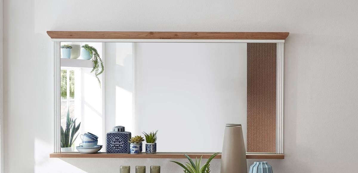 Wandspiegel Jasmin Eiche Artisan Nachbildung B/H/T: ca. 142x74x16 cm