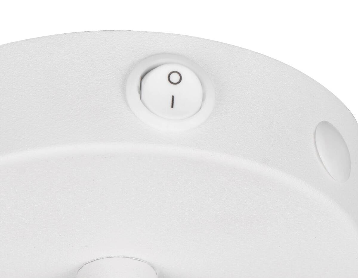 Reality Leuchten Spots Bidar weiß Metall B/H: ca. 12x27 cm E14 1 Brennstellen