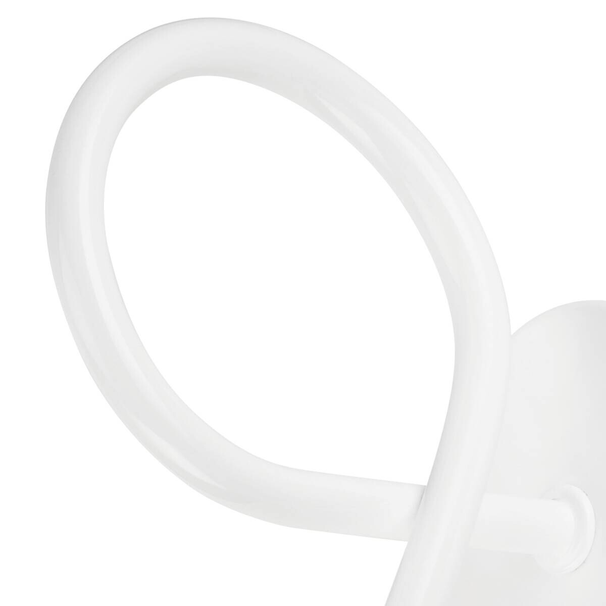 Lamkur Wandleuchte CAMILLA 36878 weiß Stahl H/L: ca. 18x8 cm E27 1 Brennstellen