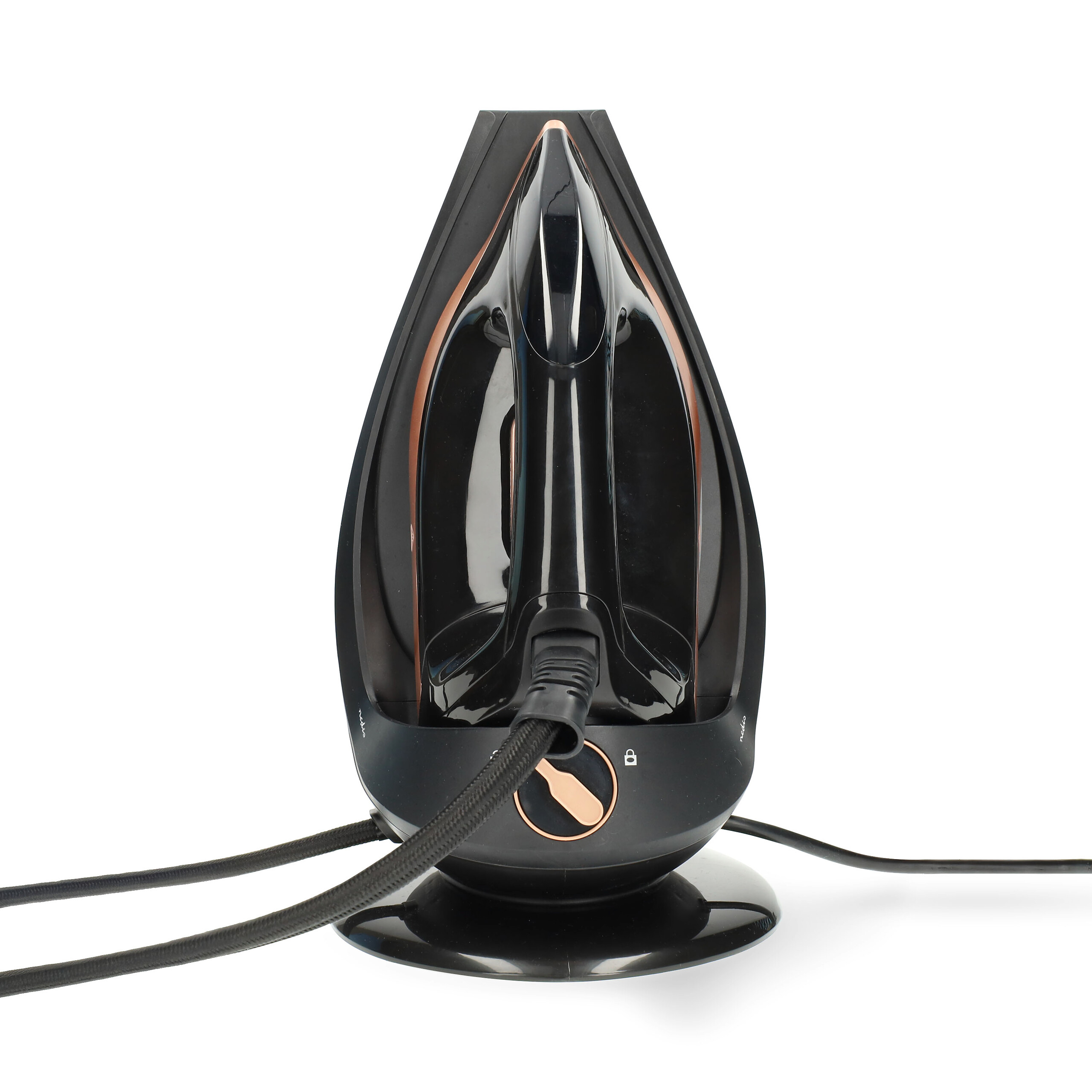 Nedis Dampfgenerator schwarz silber Aluminium Keramik Kunststoff B/H/L: ca. 22,5x34,5x18,5 cm