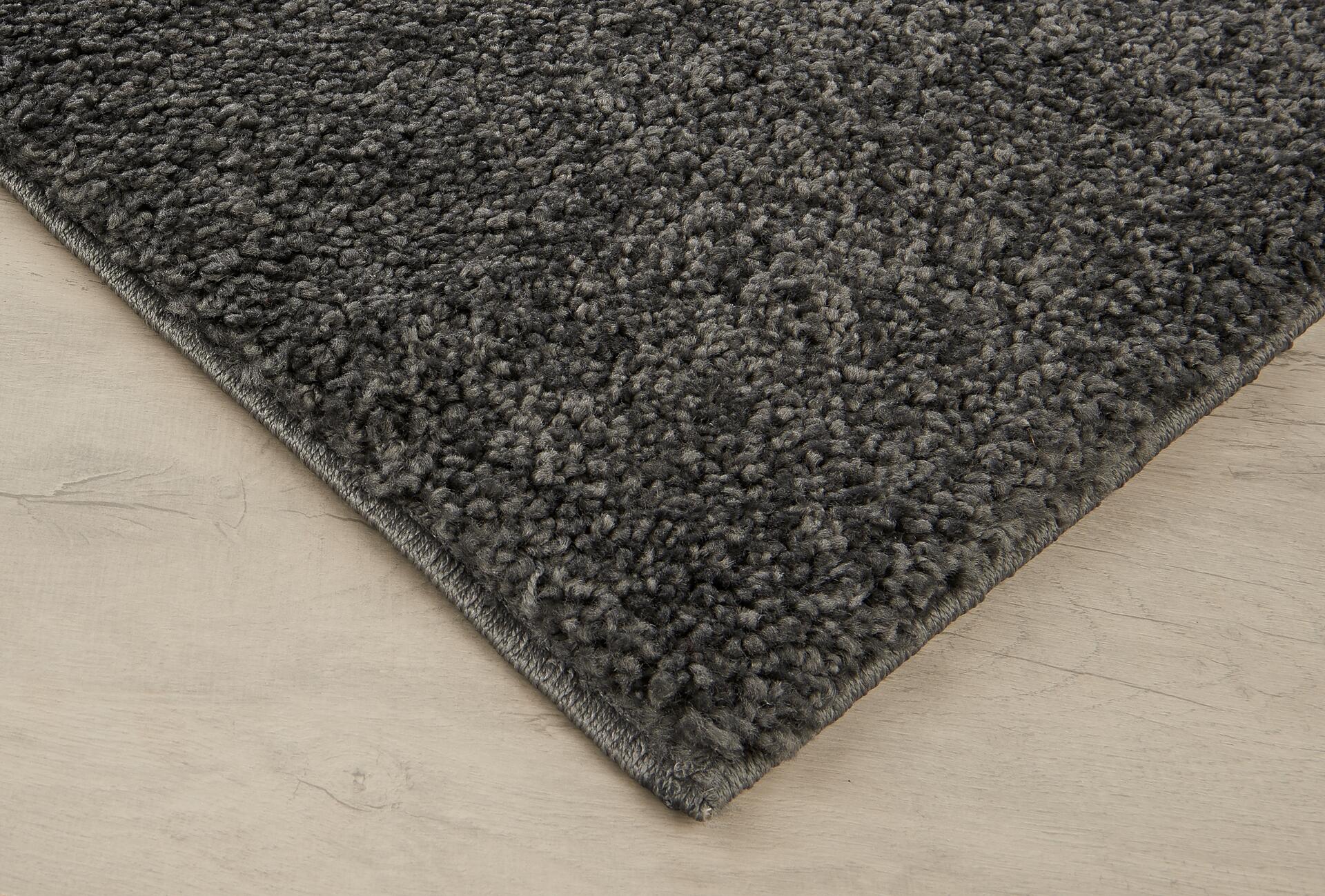 Hochflorteppich Smile anthrazit B/L: ca. 120x170 cm