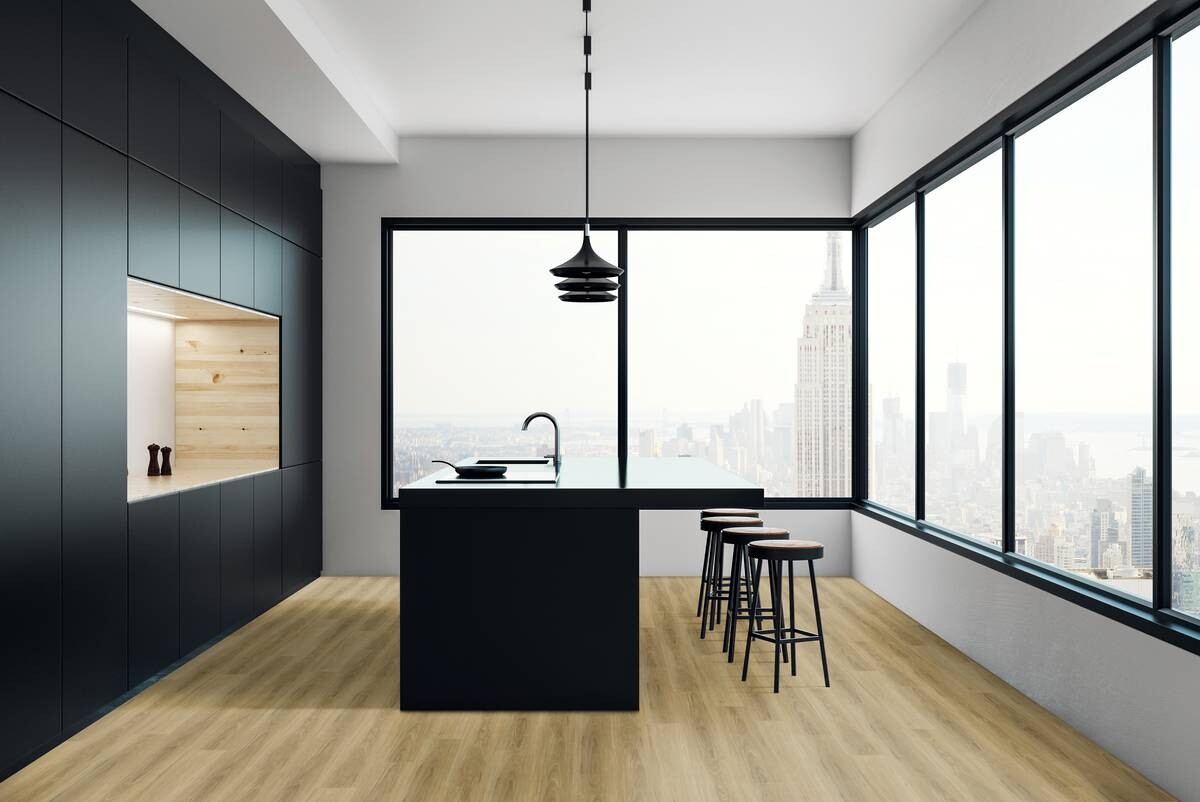 Vinylplanke Natural Oak, ca. 1,115 m² im Paket B/L: ca. 15,24x91,44 cm