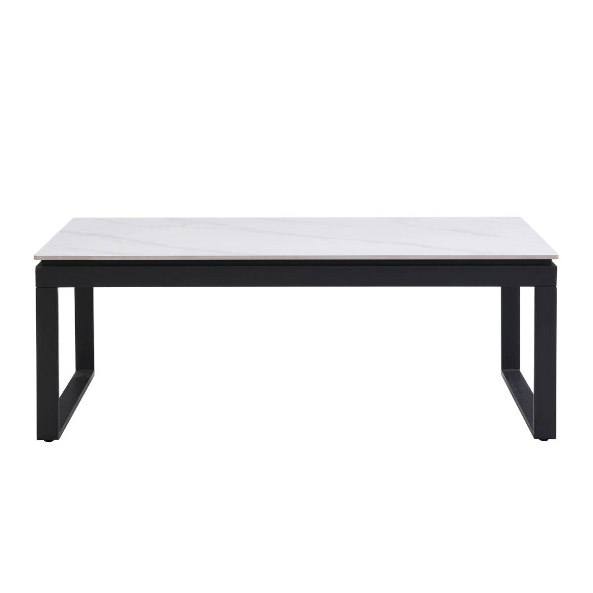 Couchtisch Klara weiß Marmor Optik B/H/T: ca. 120x45x60 cm