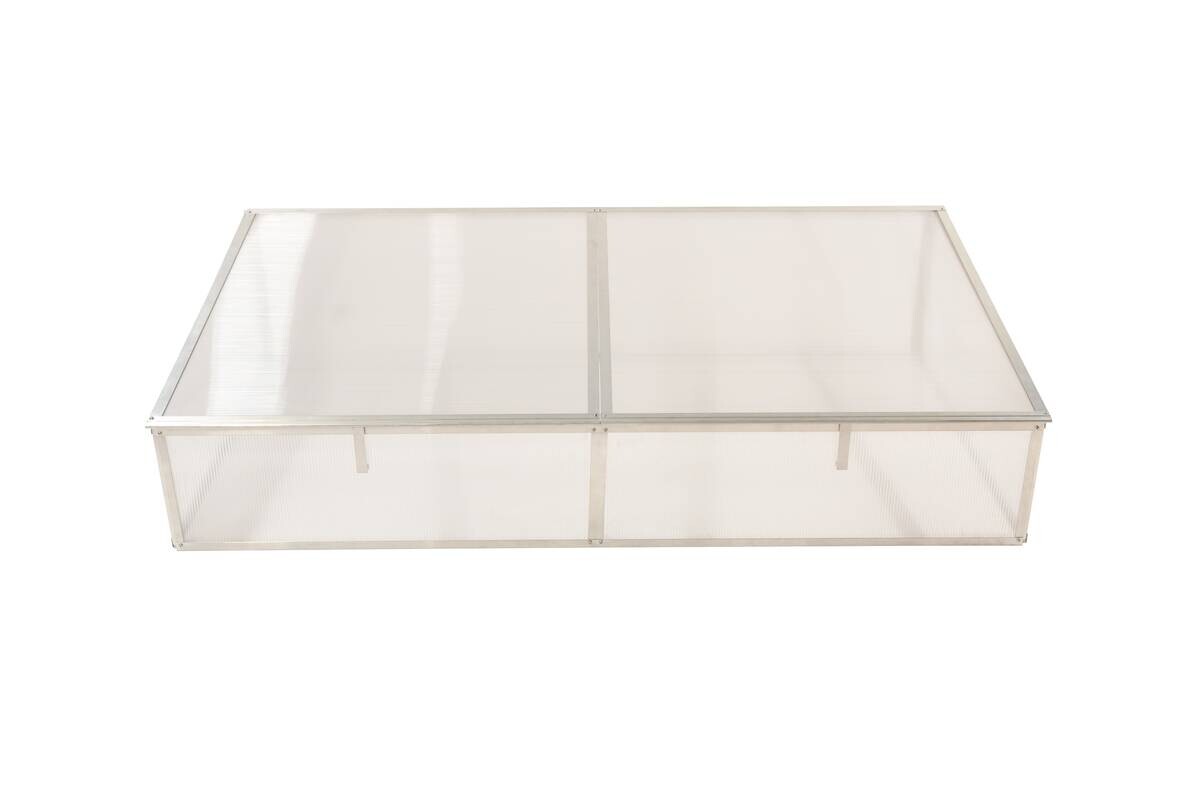 Westmann Frühbeetaufsatz Genus silber B/H/L: ca. 165x29x85 cm