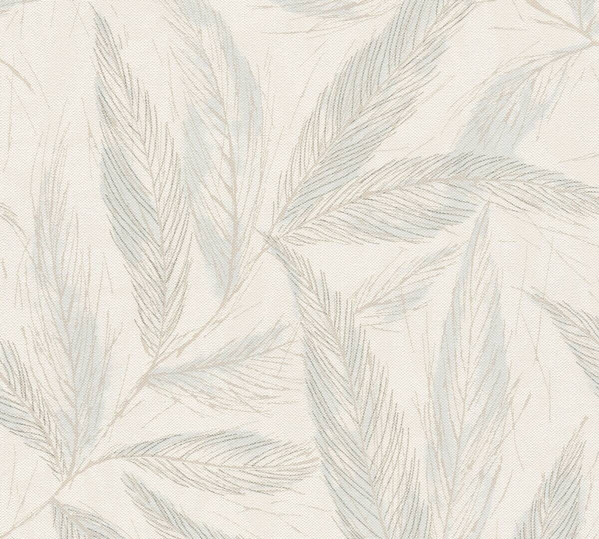 A.S.Creation Vliestapete grau creme weiß B/H/D: ca. 53x1005x9,3 cm