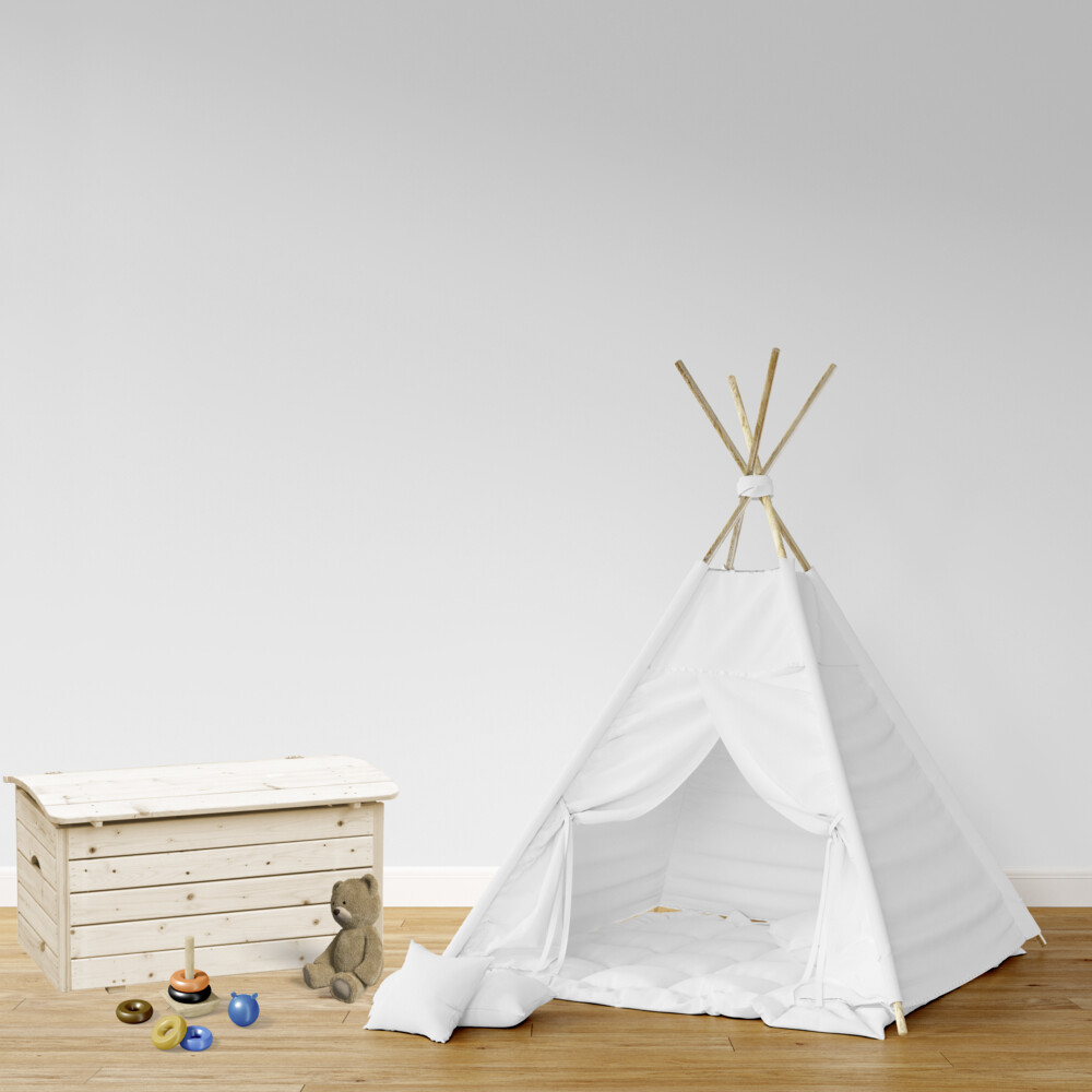 Timbela Aufbewahrungsbox M034 natur Holz B/H/L: ca. 80x47x50 cm