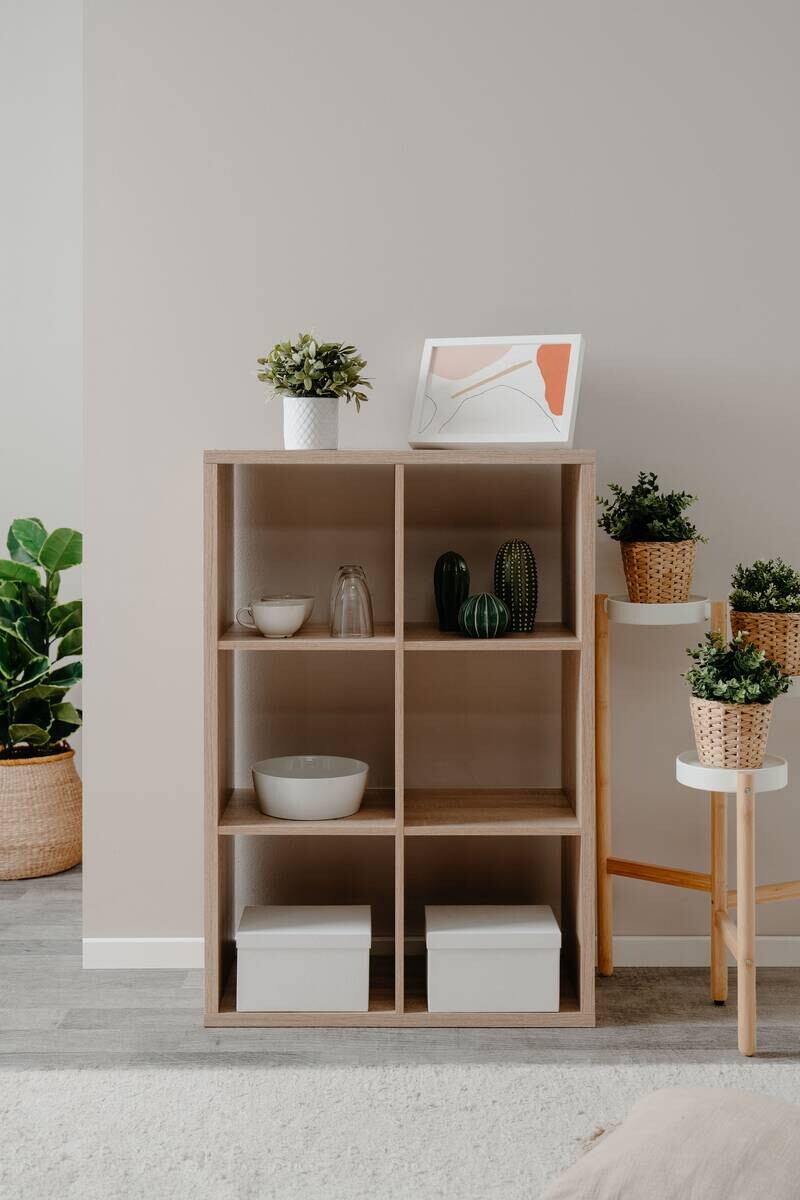 Raumteiler Max Eiche Sonoma Nachbildung B/H/T: ca. 73x107x33 cm