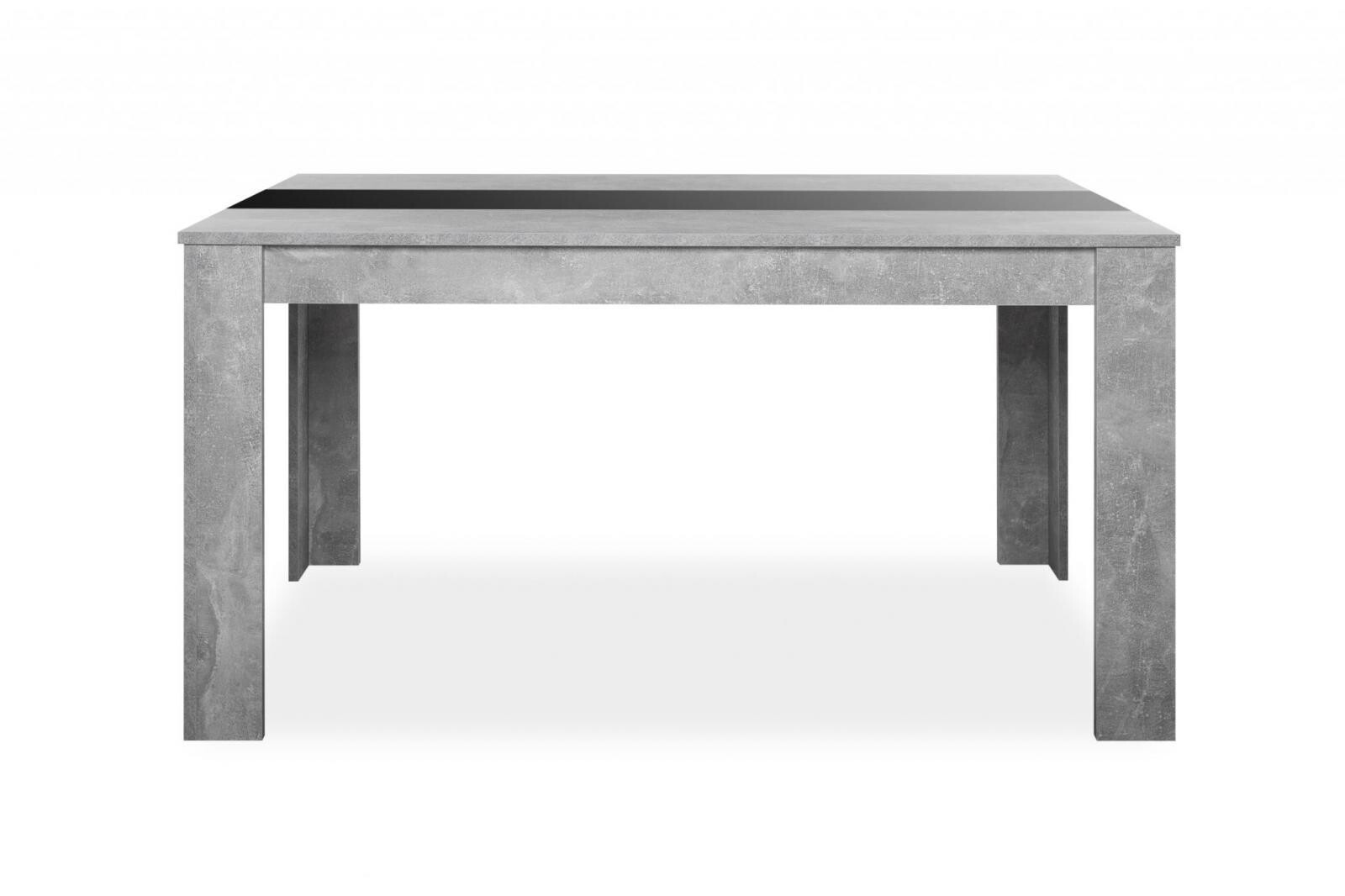 Esstisch Niklas Beton Optik B/H/T: ca. 138x74x80 cm