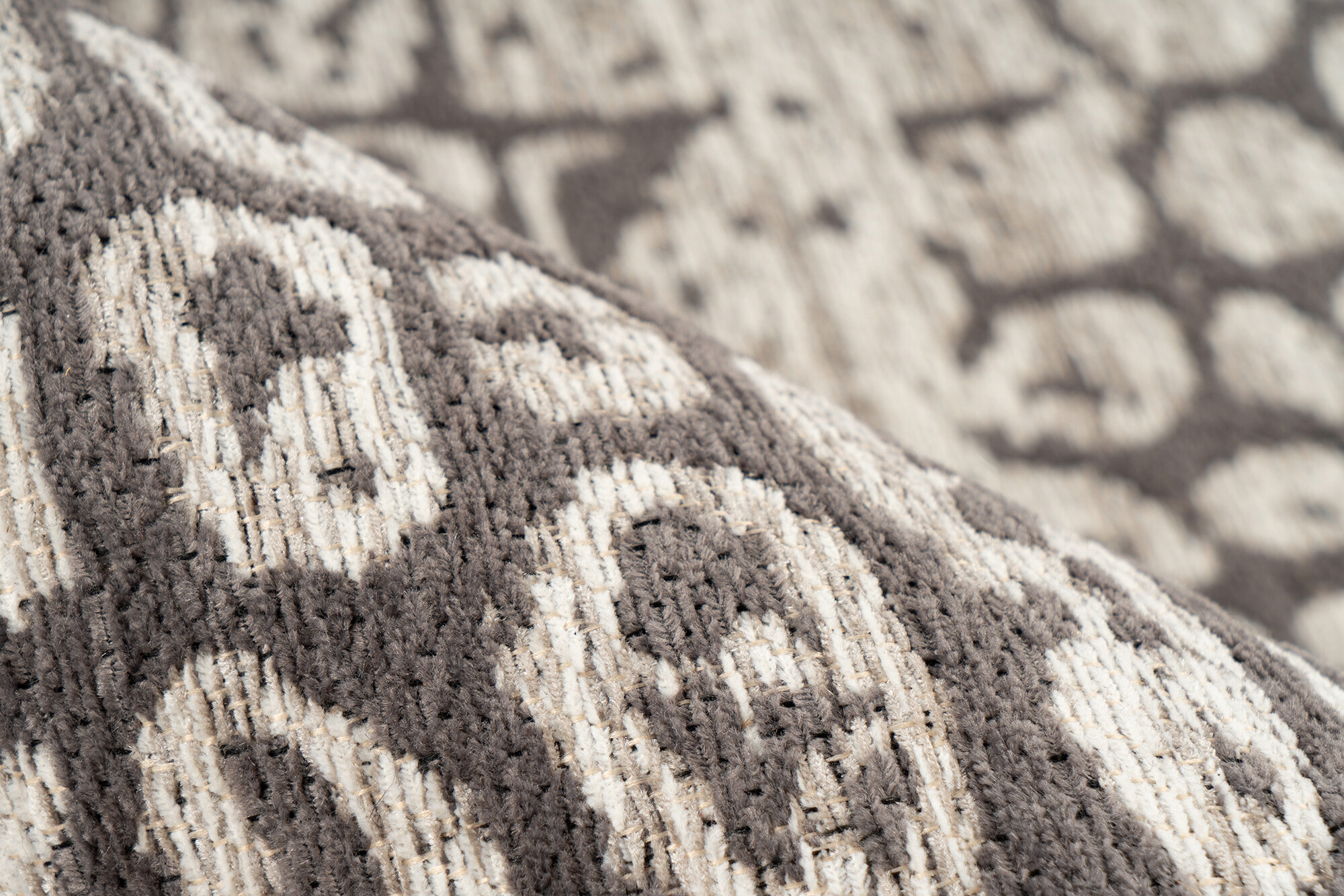 Kayoom Flachflorteppich Davis 325 grau B/H/L: ca. 120x1,2x170 cm