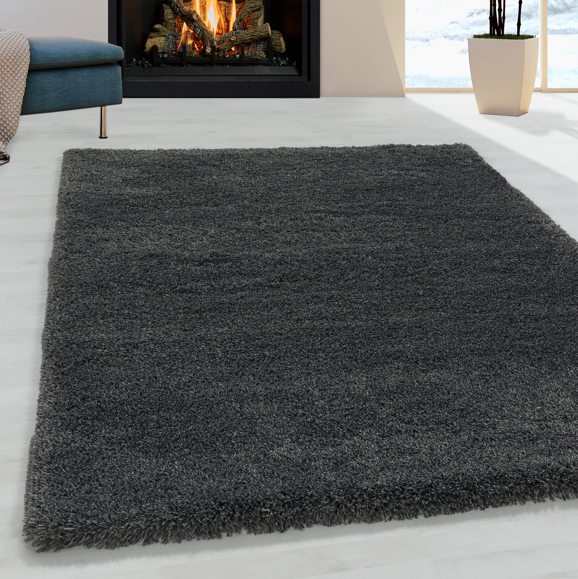 Ayyildiz Teppich FLUFFY grau B/L: ca. 80x150 cm Ayyildiz Teppich FLUFFY grau B/L: ca. 80x150 cm
