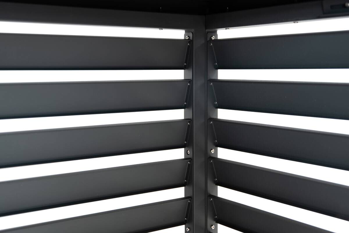 Westmann Verkleidung Wärmepumpe Boxa anthrazit B/H/L: ca. 100x97x56 cm