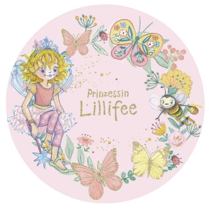 Prinzessin Lillifee Kinderteppich rosa D: ca. 100 cm