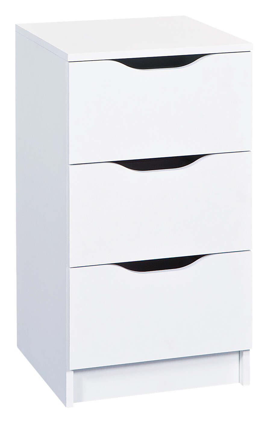 Kommode WESTPHALEN weiß B/H/T: ca. 41x71x40 cm