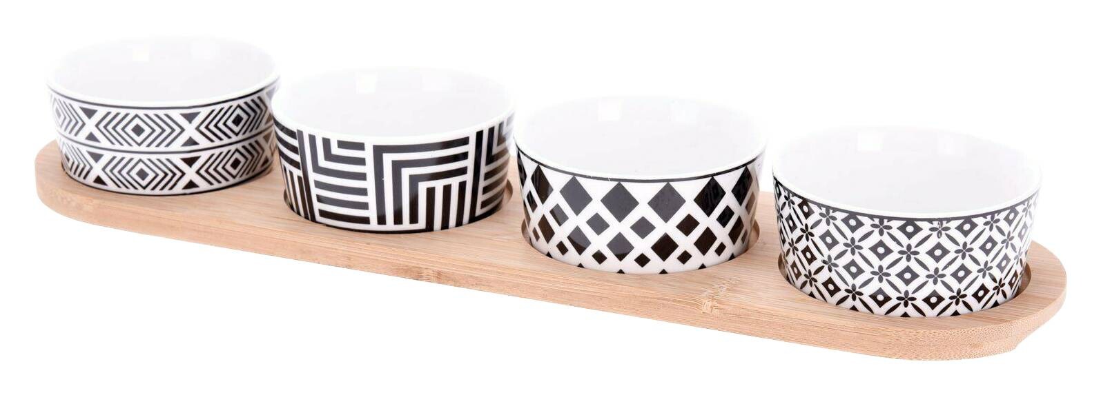 Servierset weiß Porzellan