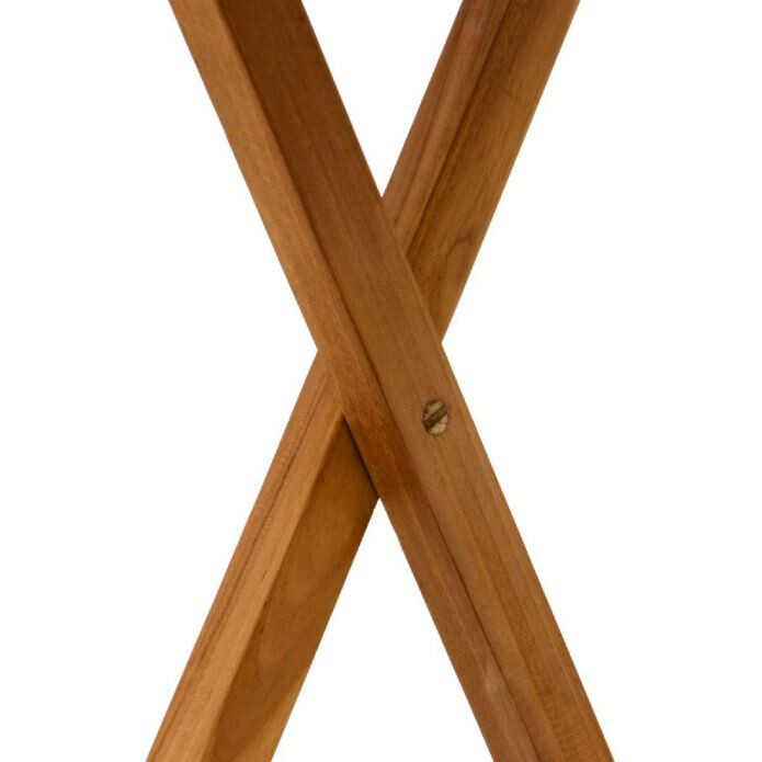 VCM Balkontisch braun Teakholz H/T/D: ca. 75x15x80 cm