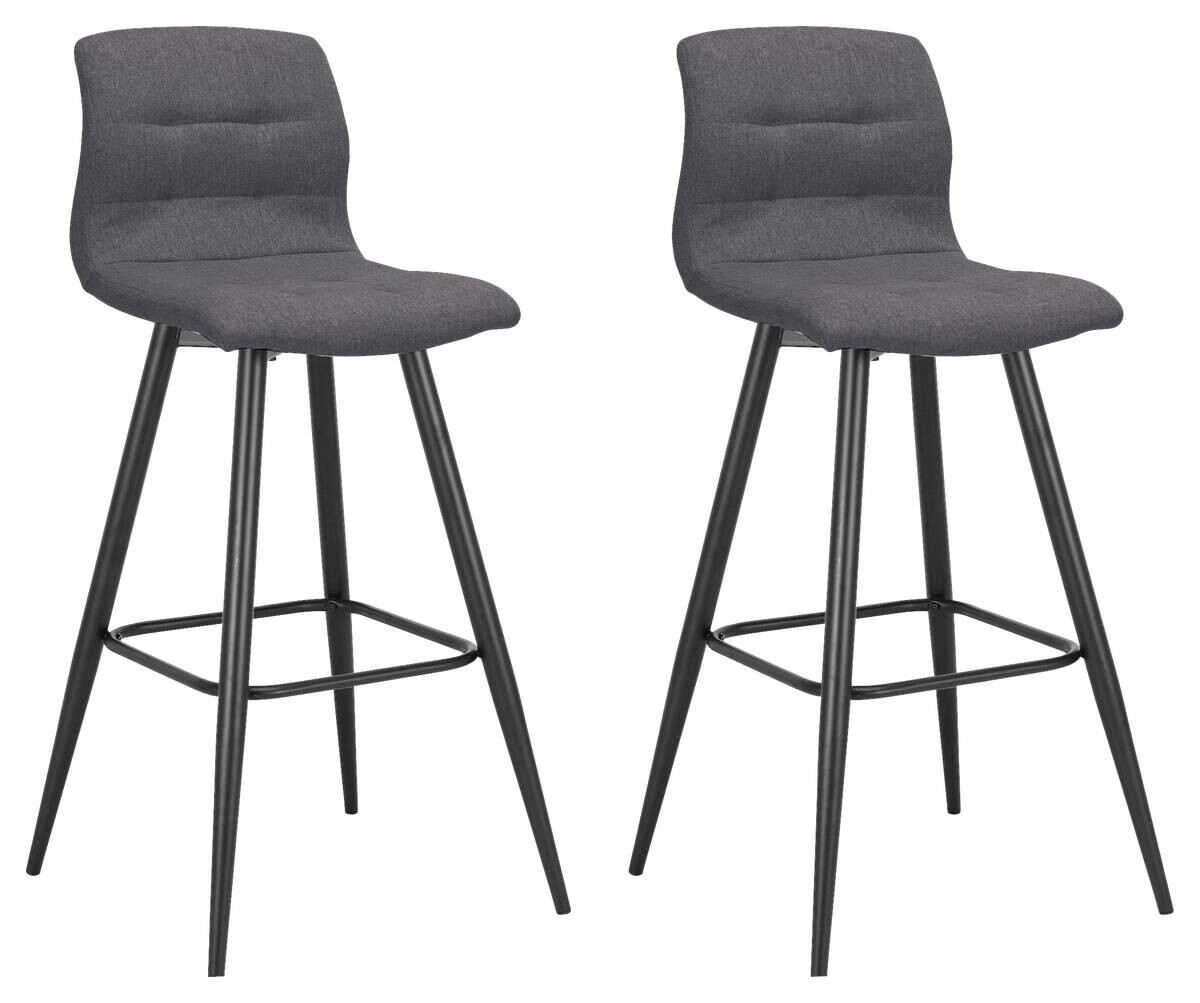 Tischgruppe Nele anthrazit Stoff