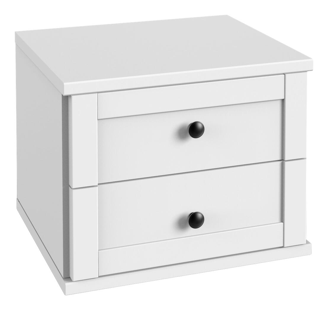 Nachtkonsole Filou Alpinweiß B/H/T: ca. 46x38x40 cm