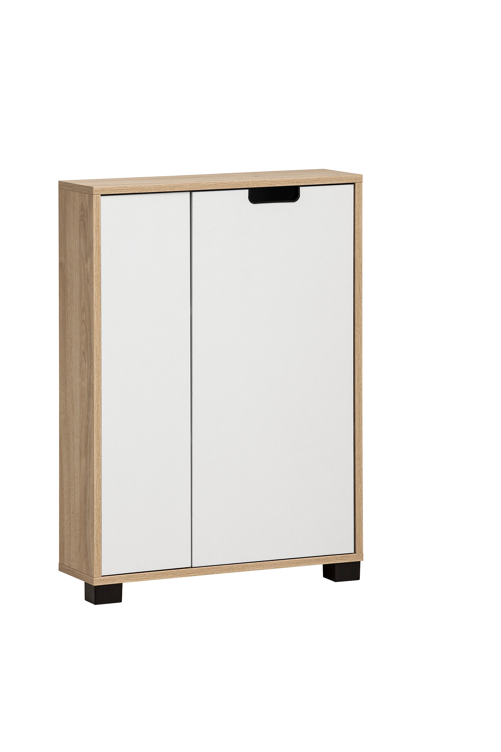 Schrank Emmik weiß matt Eiche Eiche weiß Nachbildung B/H/T: ca. 59,8x85,2x19,55 cm Schrank Emmik weiß matt Eiche Eiche weiß Nachbildung B/H/T: ca. 59,8x85,2x19,55 cm