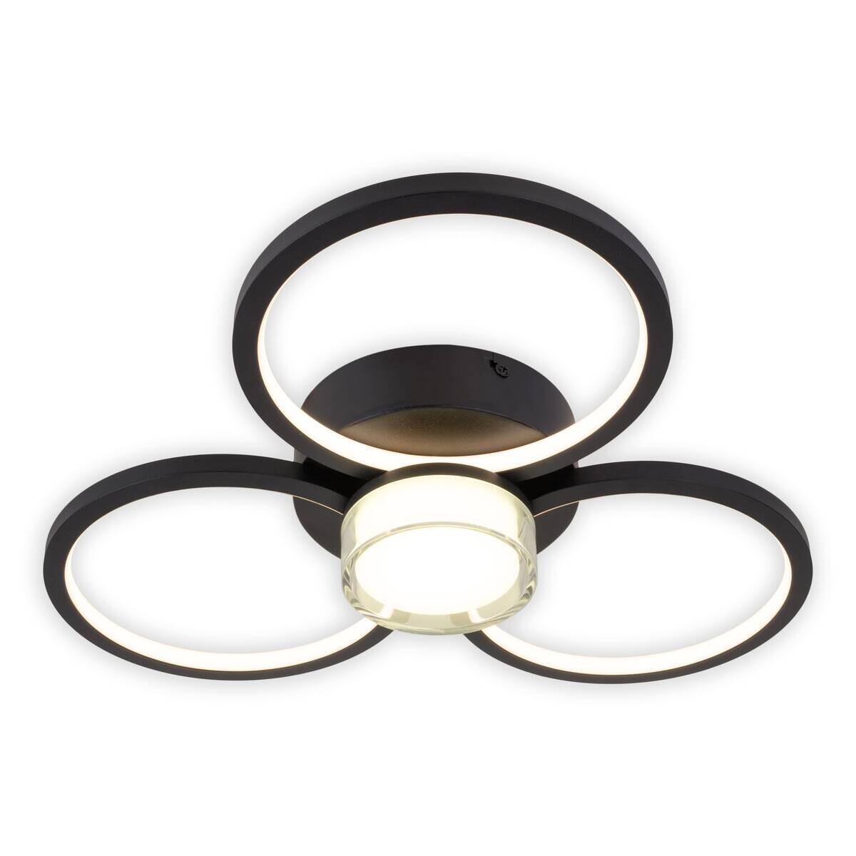 Näve Leuchten Deckenleuchte 1403822 Kunststoff Metall B/H/T: ca. 43,6x9x43,6 cm null 4 Brennstellen