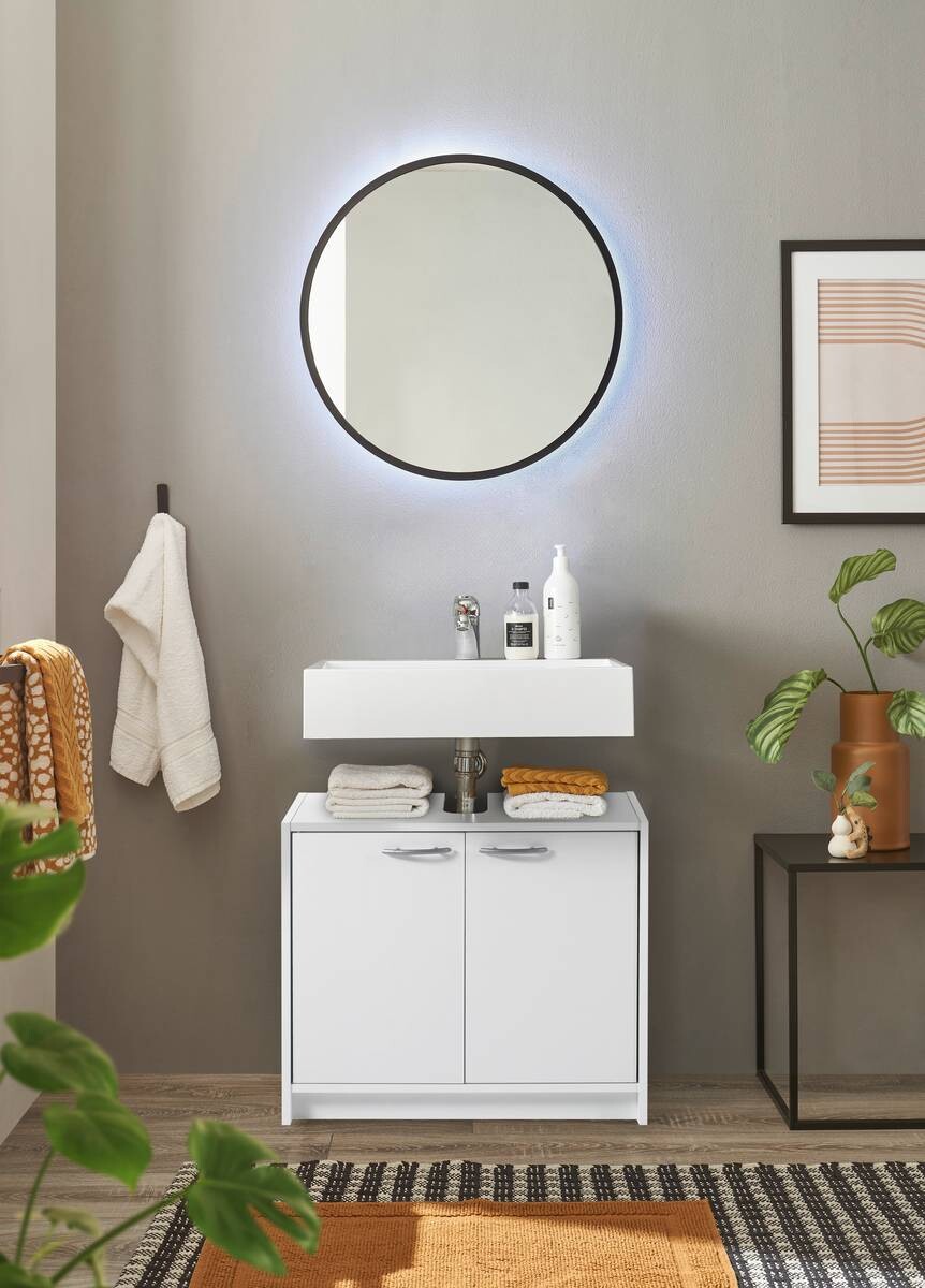 Waschbeckenunterschrank Smash weiß B/H/T: ca. 63x55x29 cm Waschbeckenunterschrank Smash weiß B/H/T: ca. 63x55x29 cm