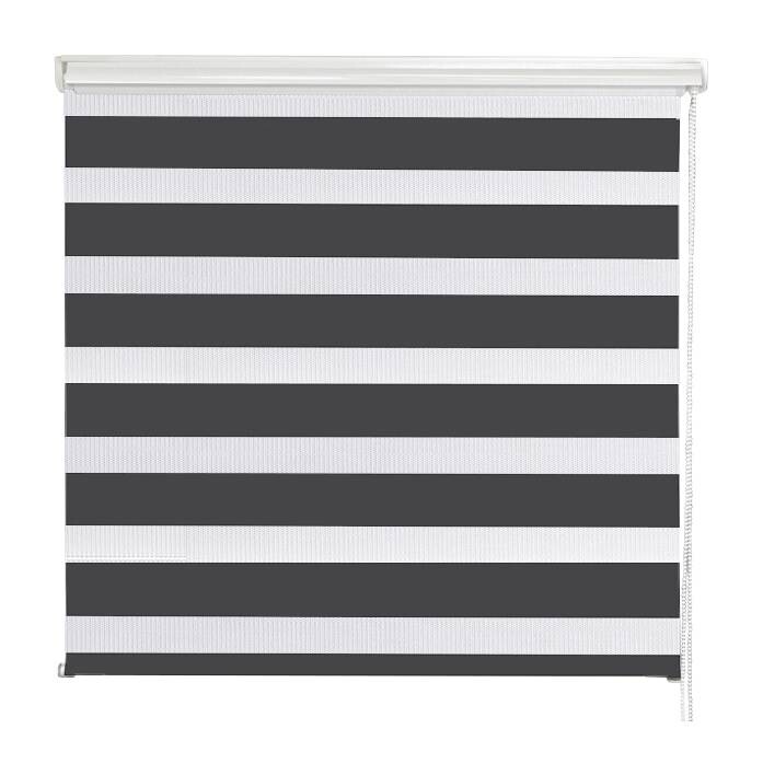 POCOline Doppelrollo mit Blende Easy Fix anthrazit B/L: ca. 55x160 cm