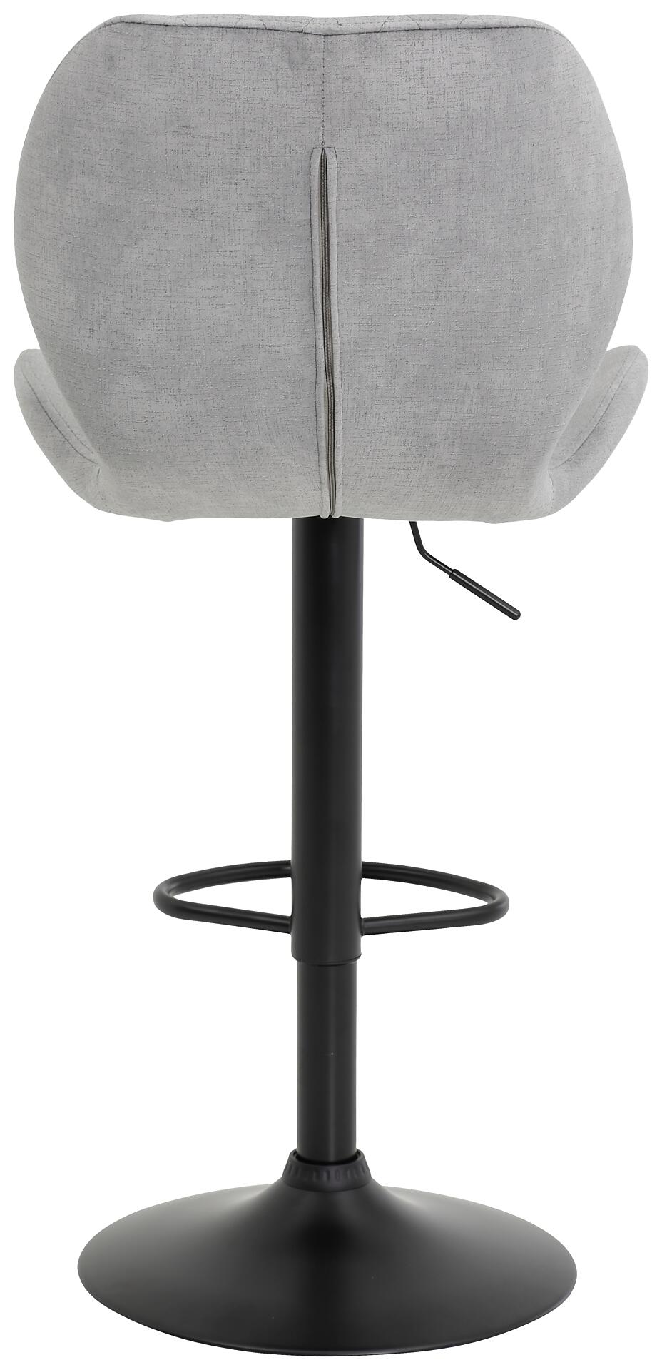 Barhocker Laila 2er Set grau Vintage Samtoptik B/H/T: ca. 42x117x51 cm