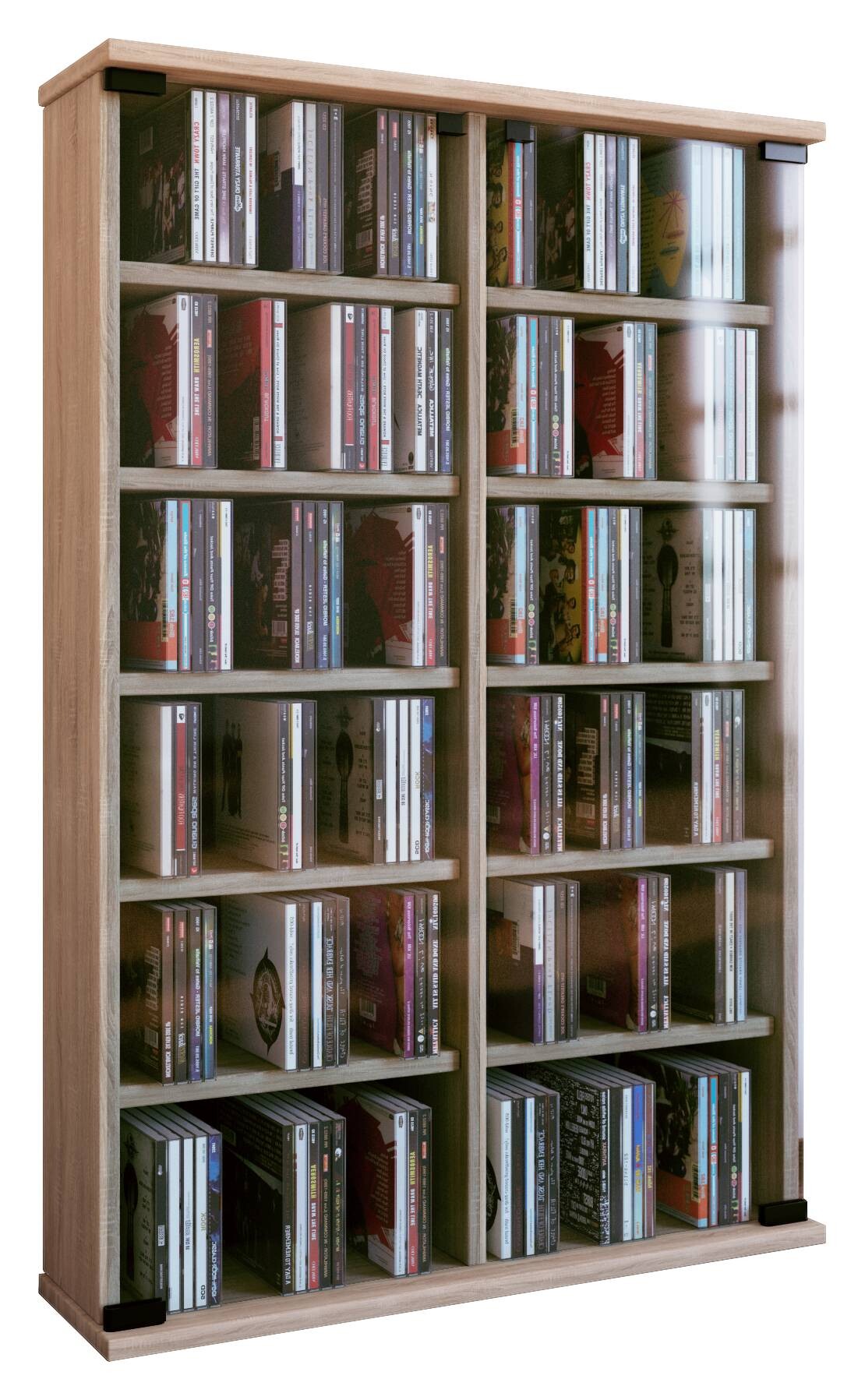 Regal Roma Eiche Sonoma Nachbildung Holzwerkstoff B/H/T: ca. 60x91,5x18 cm