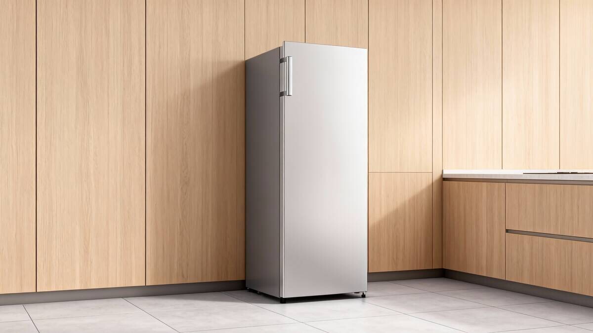 POCOline Kühlschrank KS147-238DSIG silber B/H/T: ca. 54,5x143,5x56,5 cm