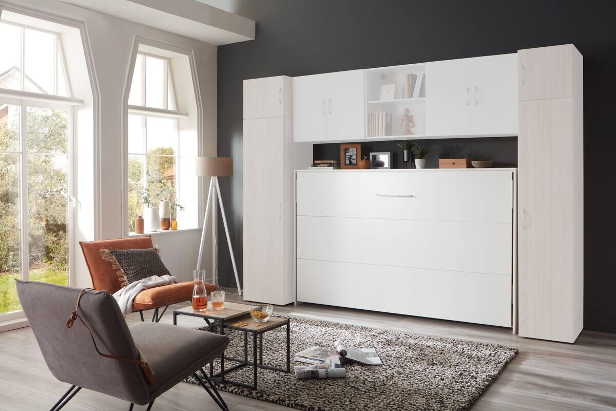 Klappbett Juist weiß Liegefläche B/L: ca. 120x200 cm