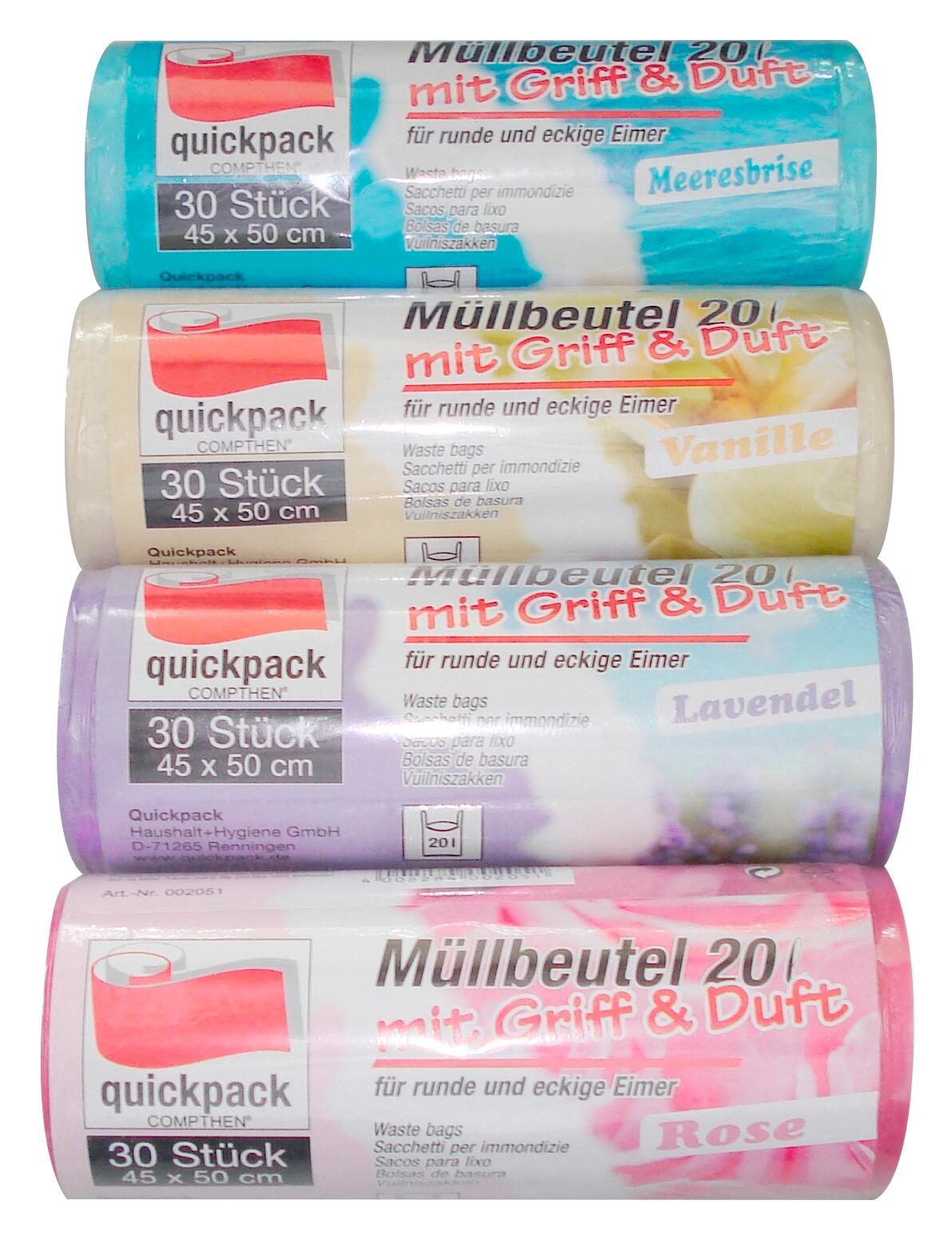 Müllbeutel B/H/T: ca. 16x5,7x5,7 cm