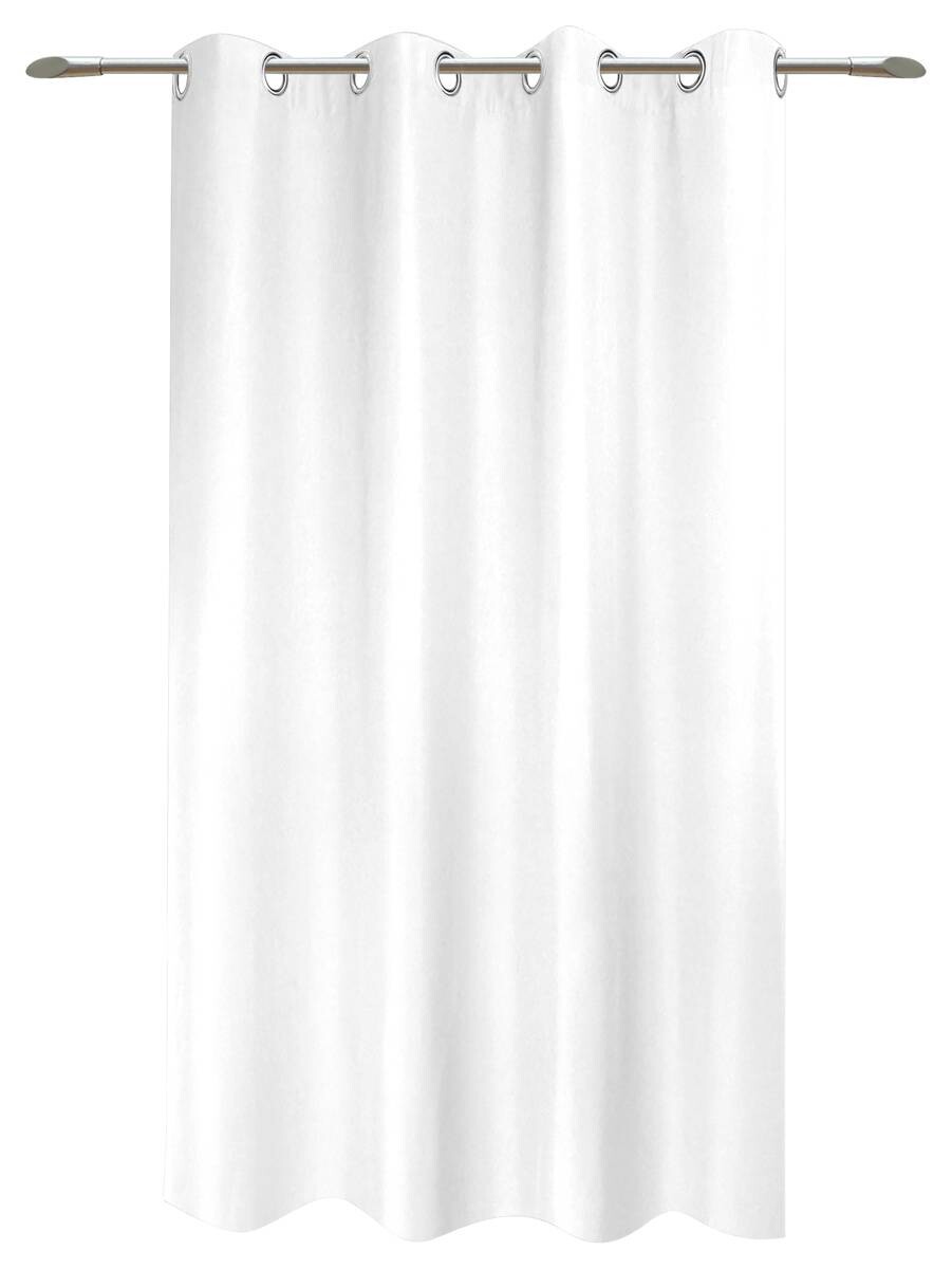 POCOline Ösenvorhang Sorrento weiß B/L: ca. 140x175 cm
