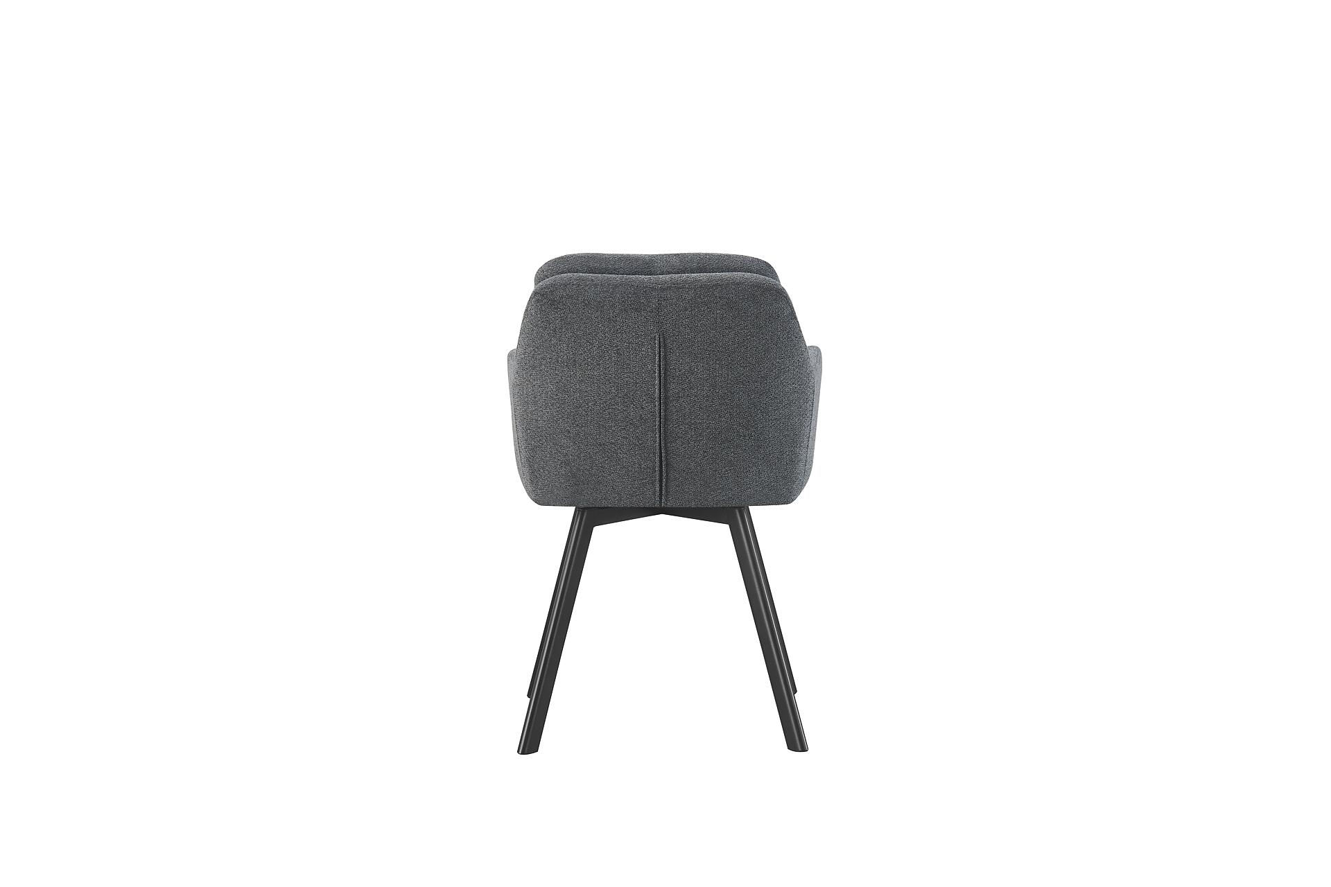 Stuhl SOPHIE, 2er Set anthrazit Stoff B/H/T: ca. 53x87x62 cm Stuhl SOPHIE, 2er Set anthrazit Stoff B/H/T: ca. 53x87x62 cm