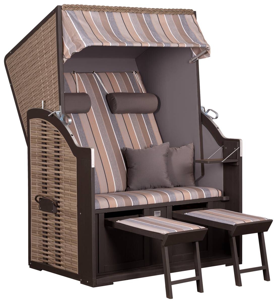 TRENDY by deVries Strandkorb Compact