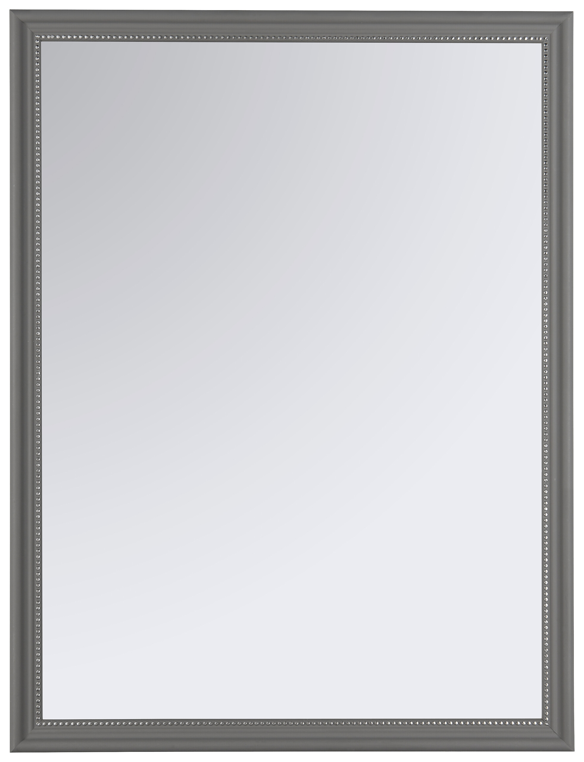 Mirrors&More Rahmenspiegel ELENOR grau silber Optik B/H/T: ca. 34x45x1,5 cm