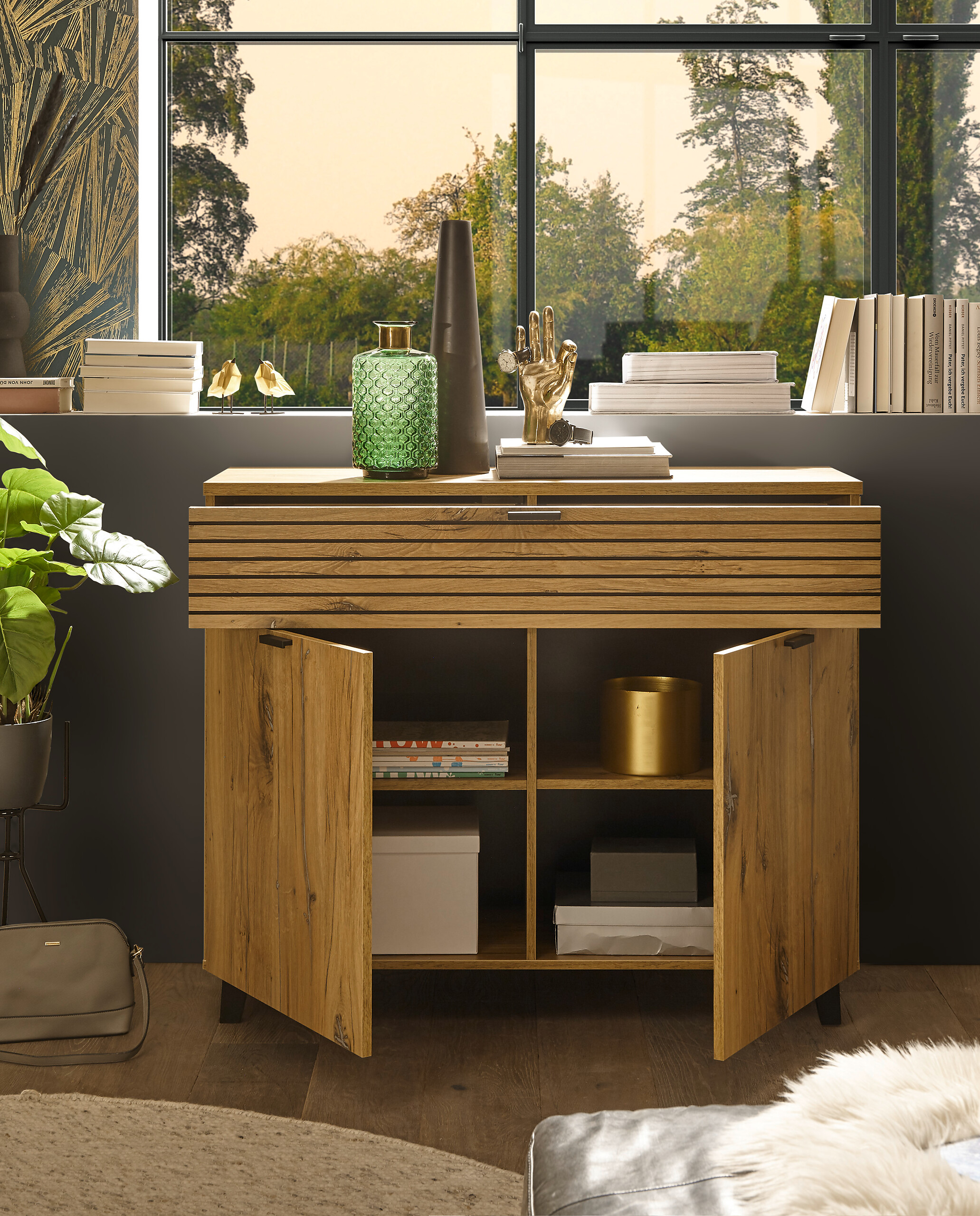 Kommode Trattino Oak B/H/T: ca. 111x91x40 cm