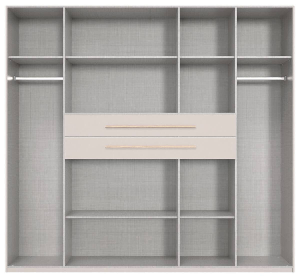 Kleiderschrank Digit Kaschmir B/H/T: ca. 225x208x65 cm
