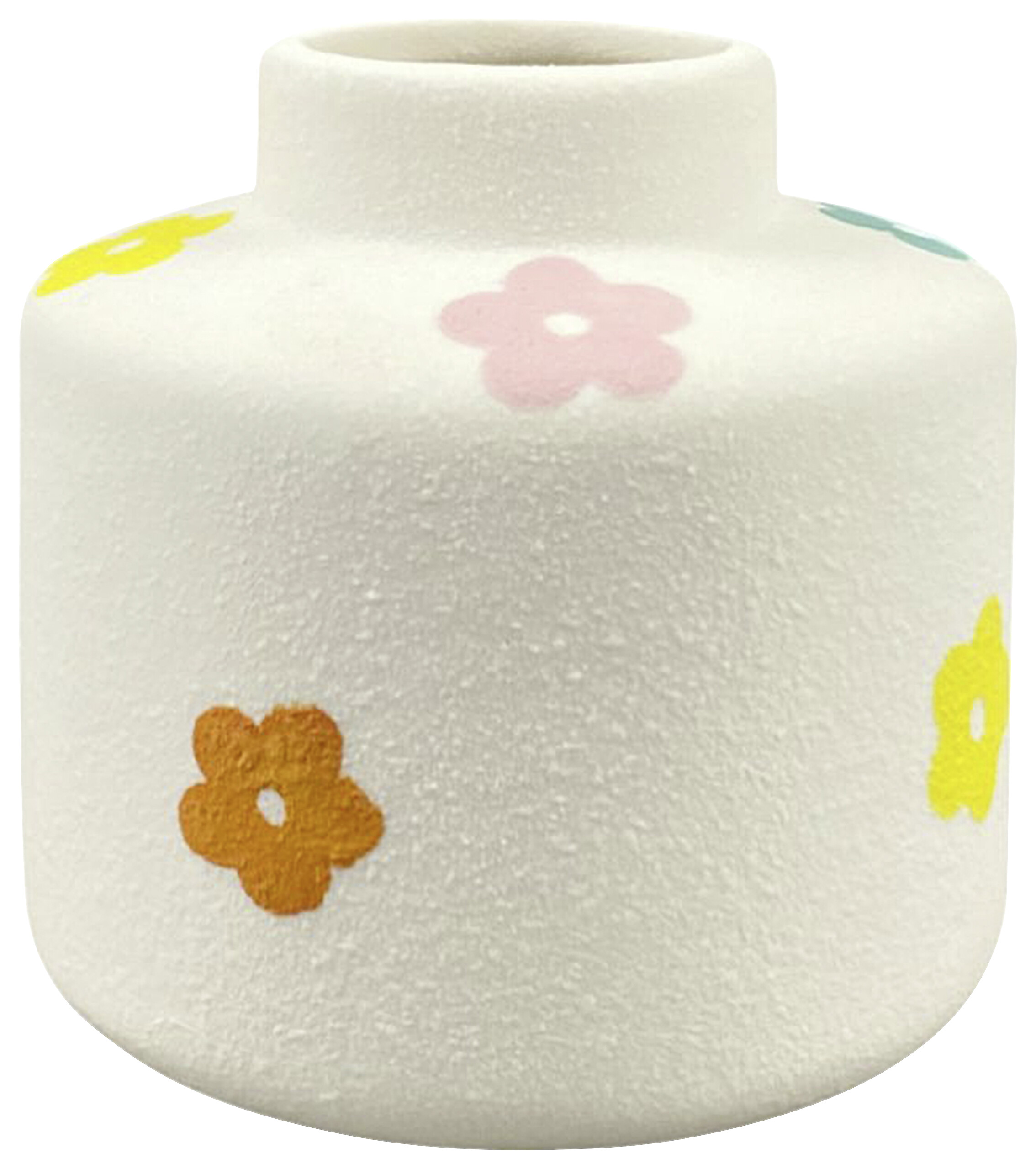 Vase weiß Porzellan B/H/L: ca. 8x8x8 cm