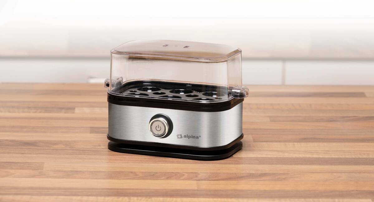 alpina Eierkocher silber