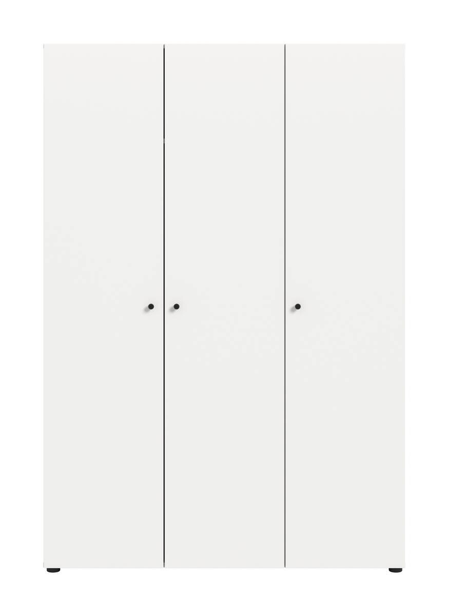 Kleiderschrank DARWIN weiß B/H/T: ca. 120x176x51 cm