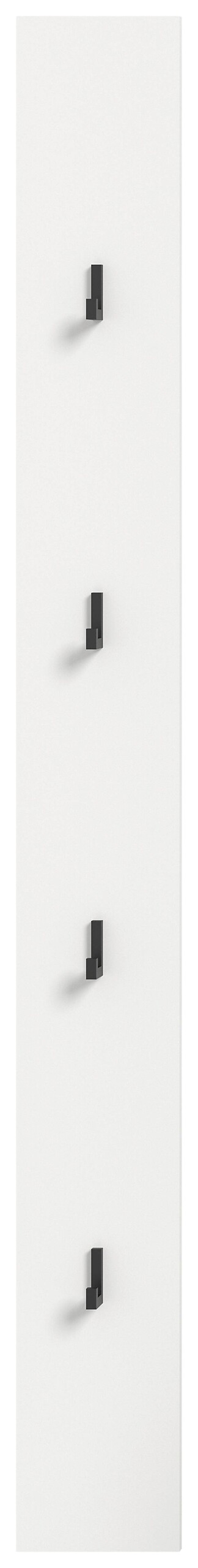 Garderobenpaneel Prisma weiß B/H/T: ca. 16x150x6 cm